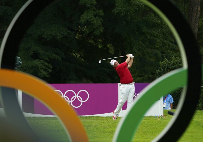 Austrian-born, American-raised, Straka leads Olympic golf